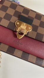 Louis Vuitton Damier Ebene Vavin Chain Wallet - Image 2