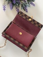 Louis Vuitton Damier Ebene Vavin Chain Wallet - Image 7