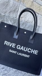 YSL Rive Gauche Tote Black - Image 2