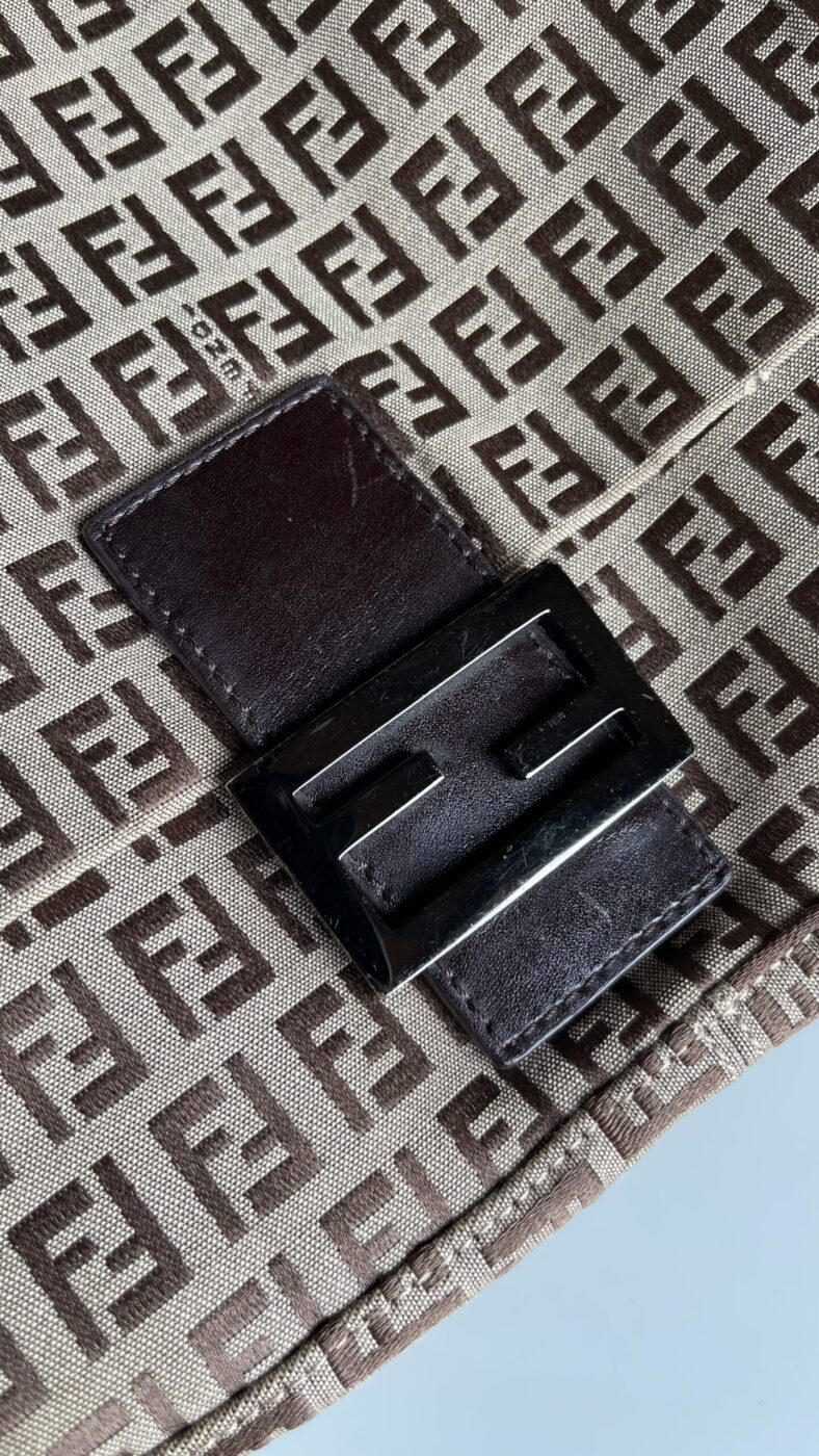 Fendi Mamma Baguette Bag Zucca - Image 3