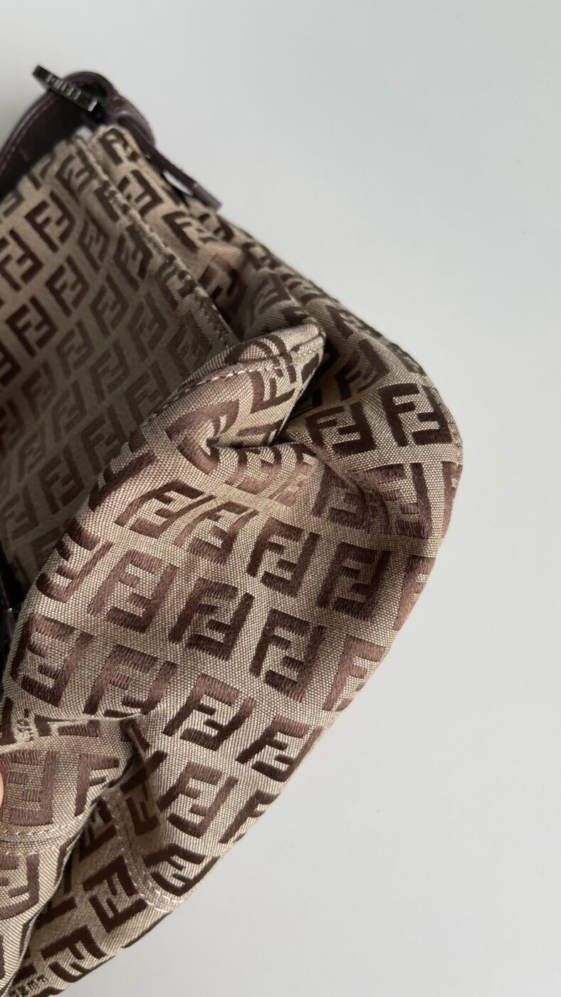 Fendi Mamma Baguette Bag Zucca - Image 6
