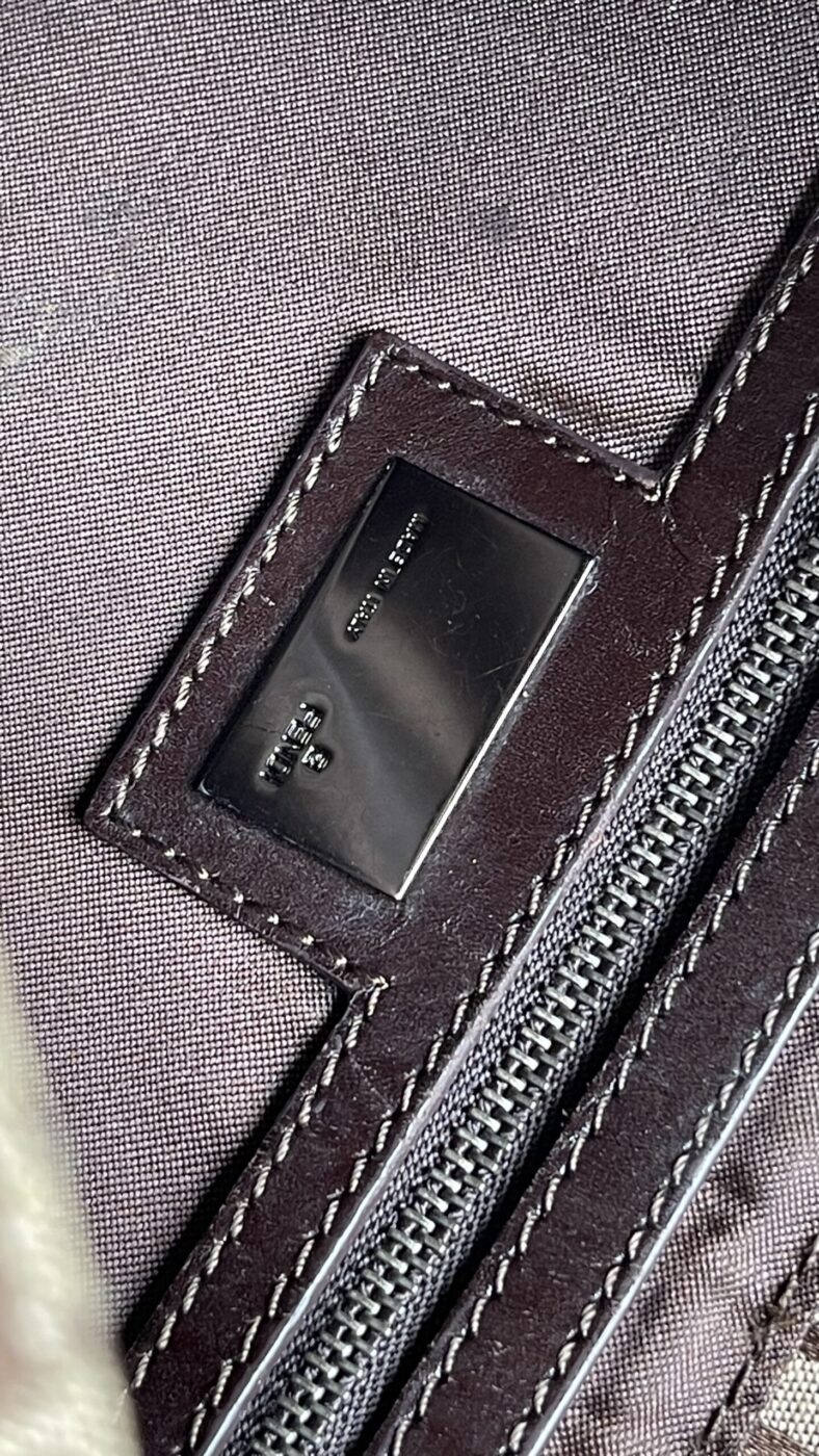 Fendi Mamma Baguette Bag Zucca - Image 10
