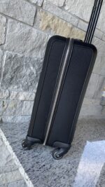 Gucci Black Classic Canvas Trolley Carry On Suitcase - Image 6