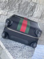 Gucci Black Classic Canvas Trolley Carry On Suitcase - Image 7