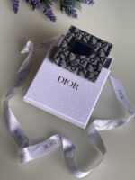 Dior Oblique Compact Denim Wallet