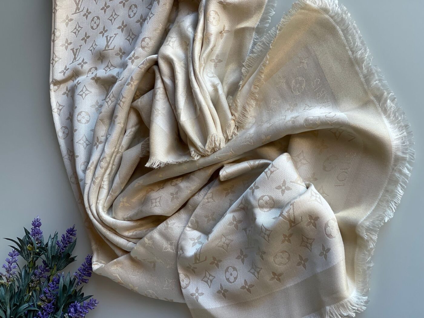 IMG_3320 Louis Vuitton So Shine Shawl - Image 1