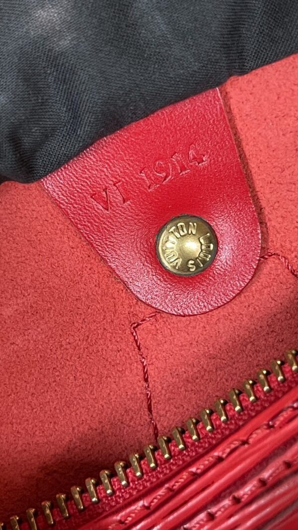 Louis Vuitton Speedy 25 Epi Red - Image 8