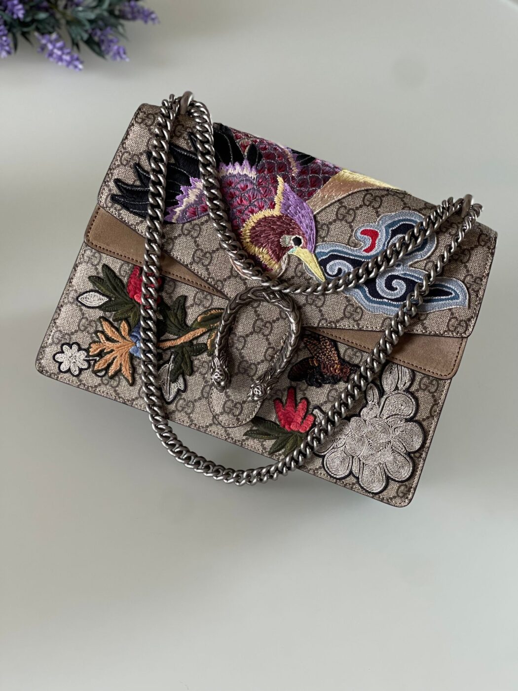 IMG_4734 Gucci Dionysus Medium Bird Embroidered Shoulder Bag - Image 1