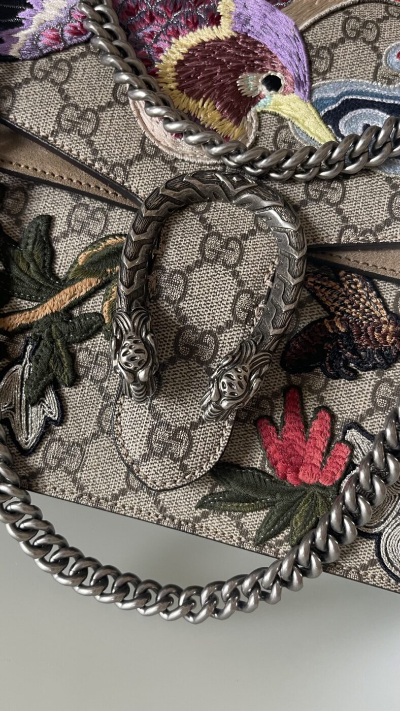 Gucci Dionysus Medium Bird Embroidered Shoulder Bag - Image 6