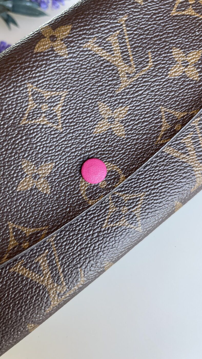 Louis Vuitton Emilie Wallet Monogram Hot Pink - Image 7