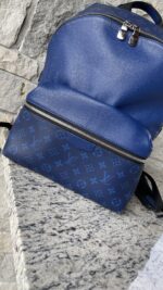 Louis Vuitton Discovery PM Backpack Blue - Image 4