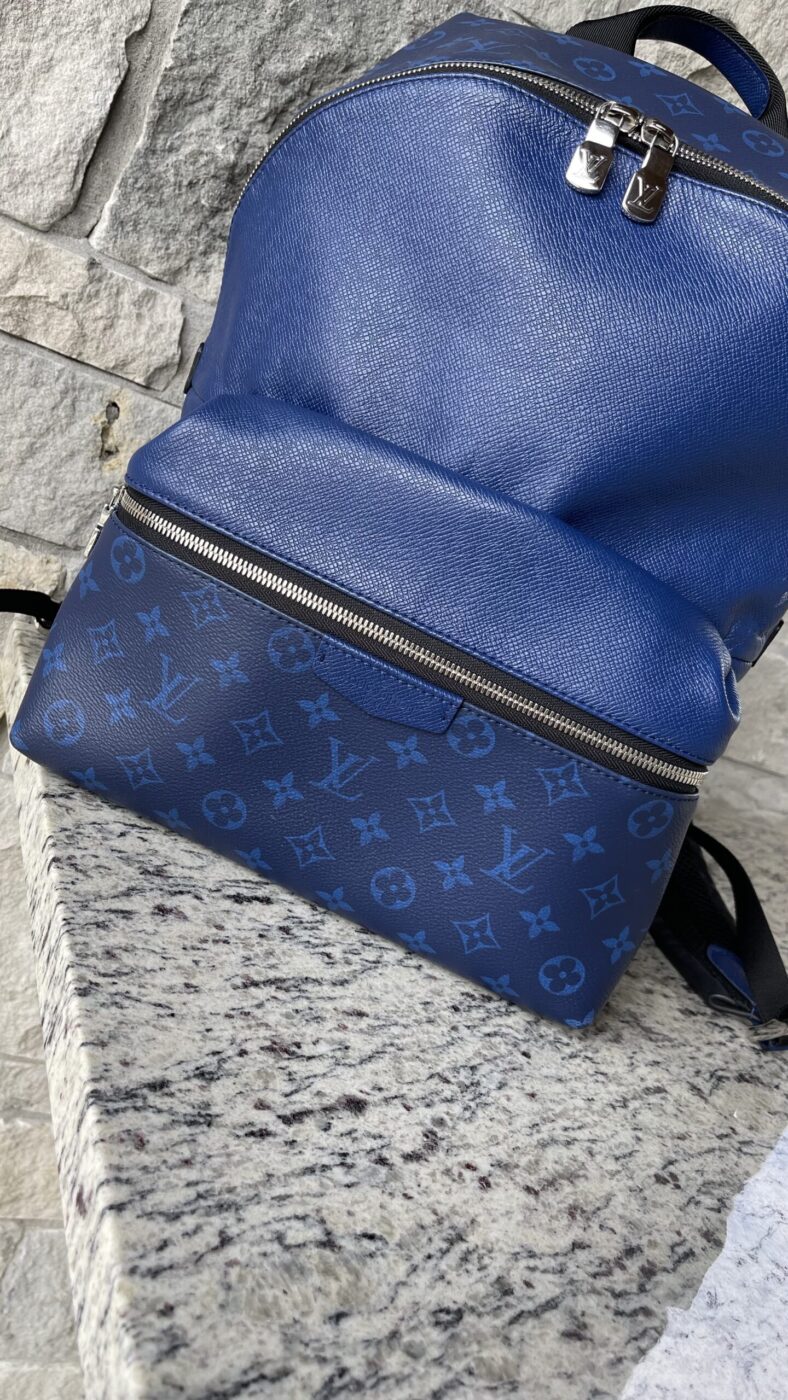Louis Vuitton Discovery PM Backpack Blue - Image 4