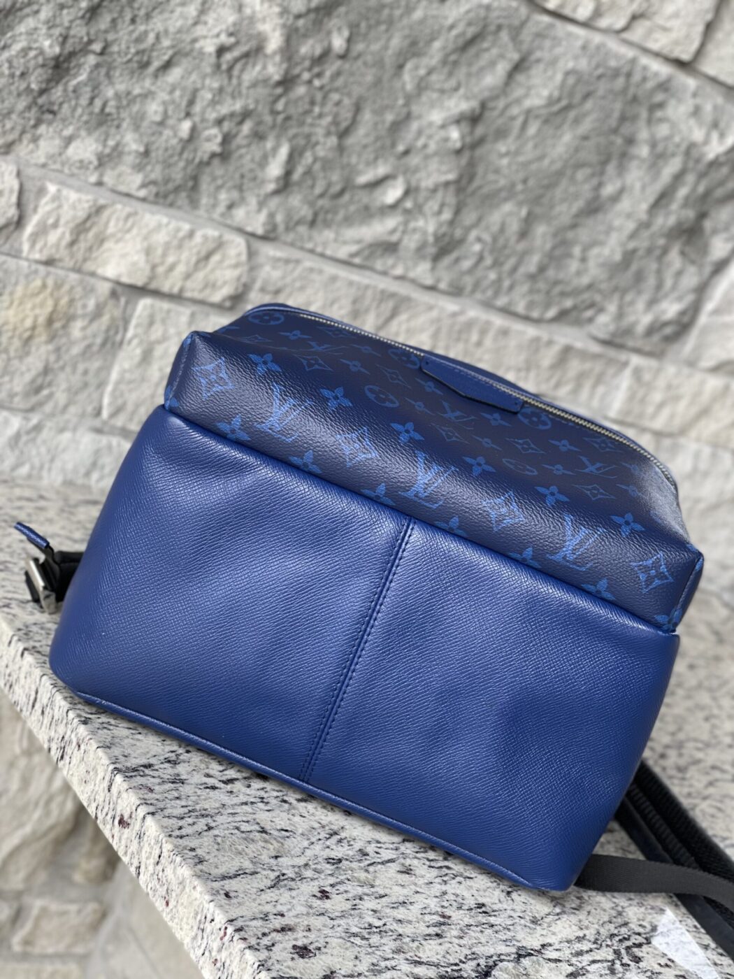 Louis Vuitton Discovery PM Backpack Blue - Image 10