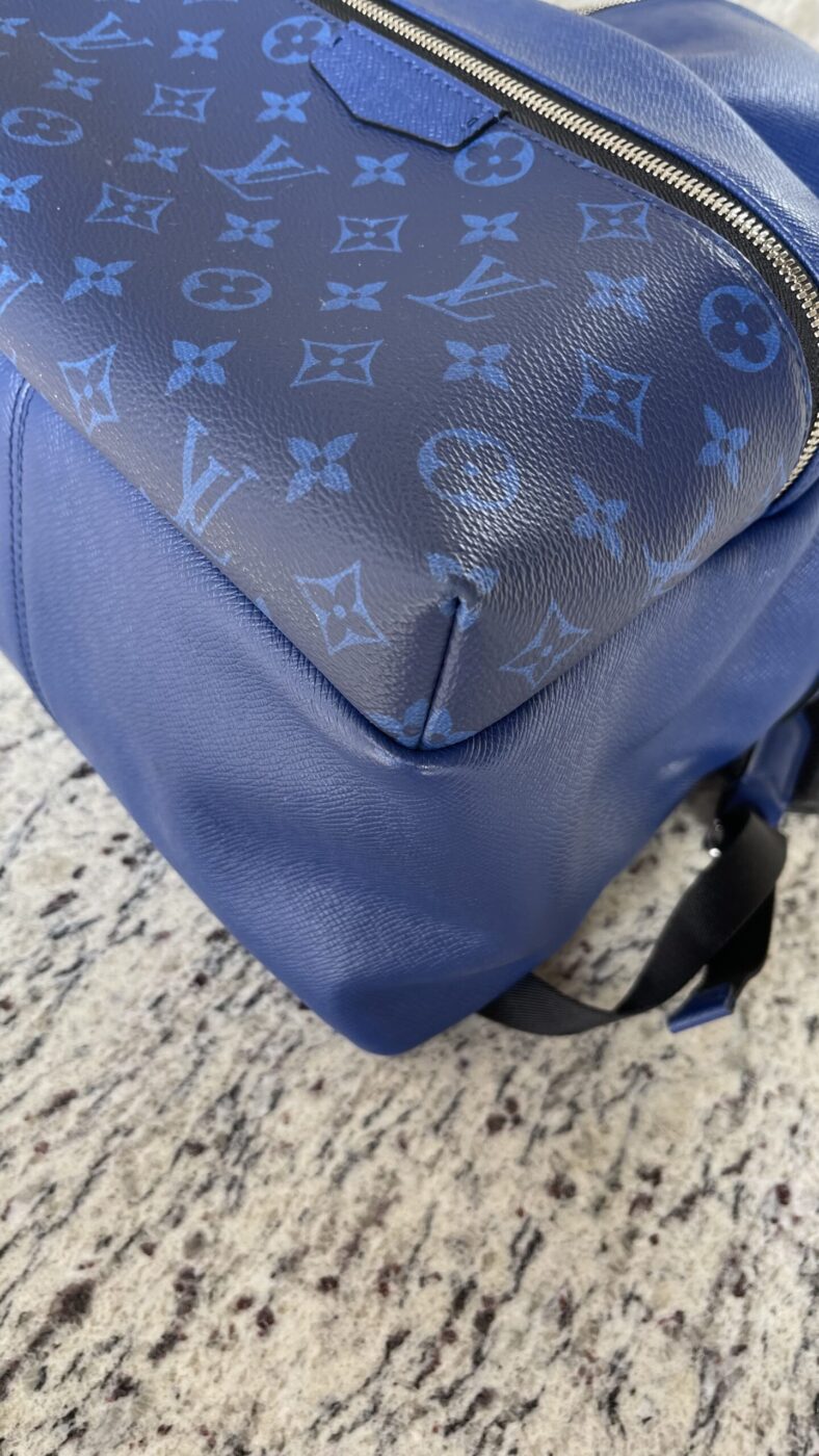 Louis Vuitton Discovery PM Backpack Blue - Image 12