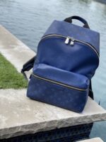 Louis Vuitton Discovery PM Backpack Blue