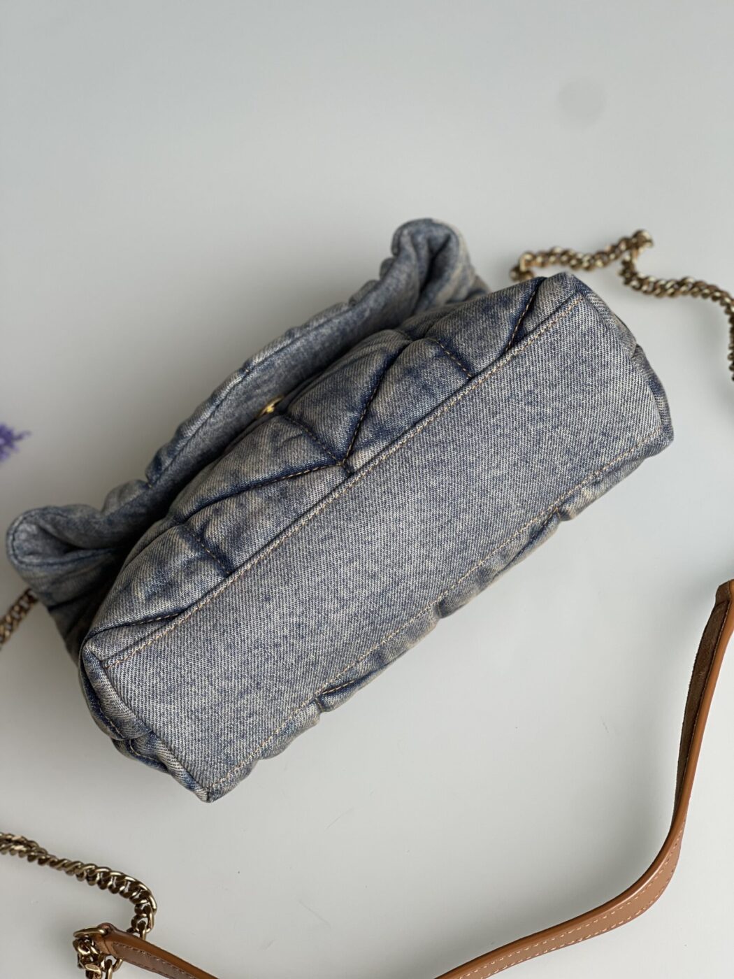 YSL Toy LouLou Denim Puffer - Image 5