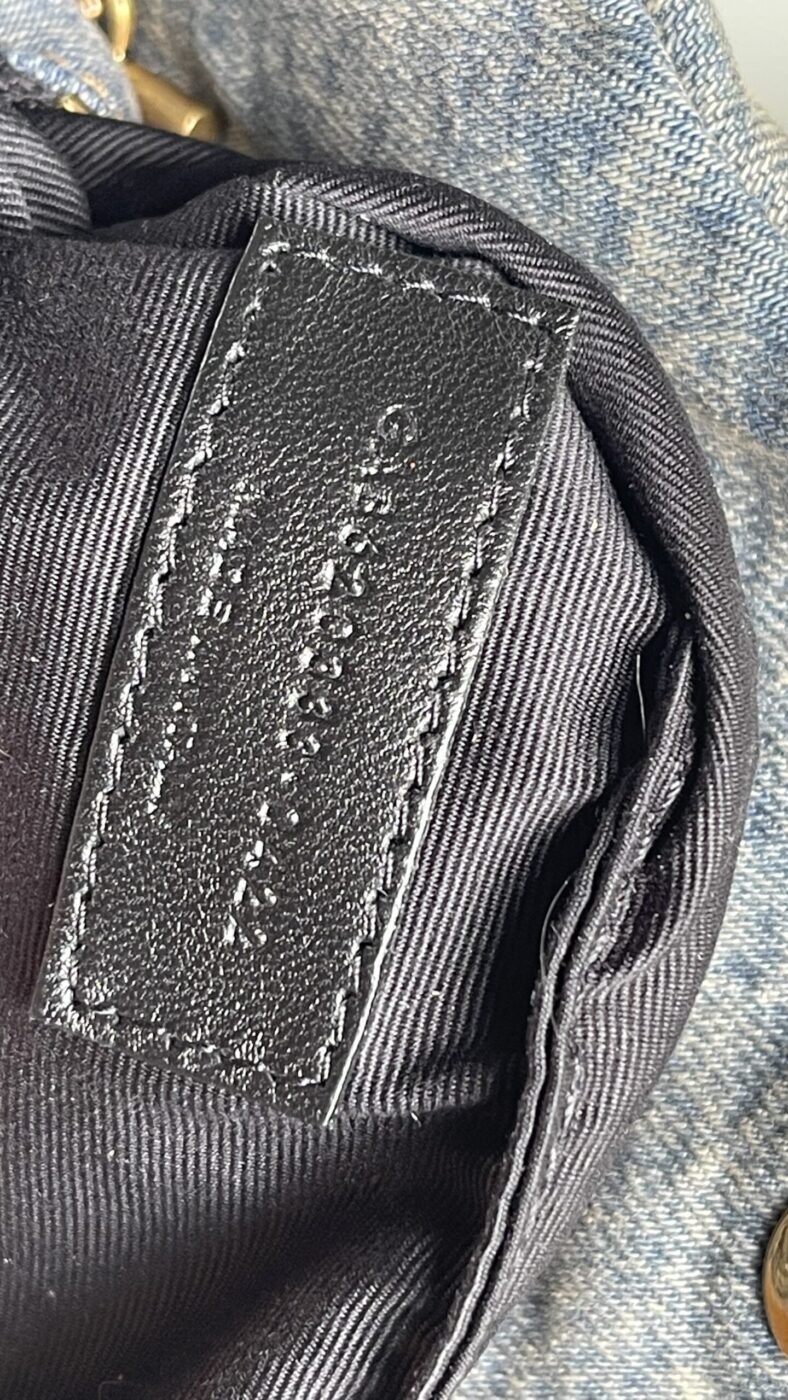 YSL Toy LouLou Denim Puffer - Image 9