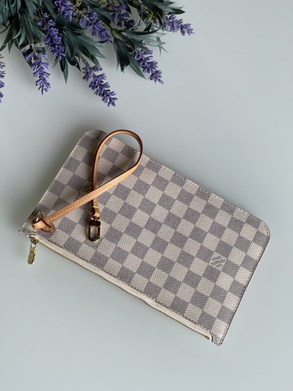 Louis Vuitton Neverfull MM GM Pouch Damier Azur - Image 3