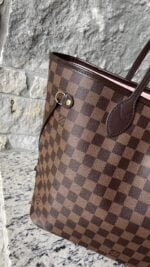 Louis Vuitton Damier Ebene Neo Neverfull MM Rose Ballerine - Image 2