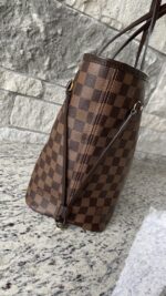 Louis Vuitton Damier Ebene Neo Neverfull MM Rose Ballerine - Image 7