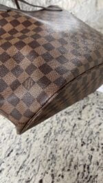 Louis Vuitton Damier Ebene Neo Neverfull MM Rose Ballerine - Image 10