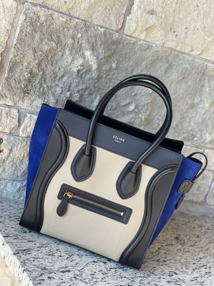IMG_1255 2-1 Celine Tri Color Luggage Bag - Image 1