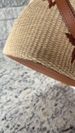 Louis Vuitton Raffia Calfskin Monogram Neonoe MM Tan - Image 7