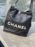 Chanel Lambskin Camellia Tote Black - Image 2