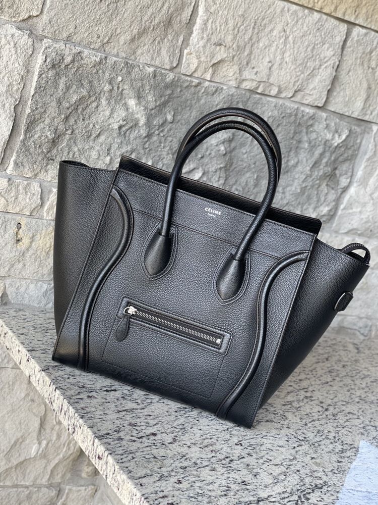 IMG_7873-1 Celine Micro Luggage Black - Image 1