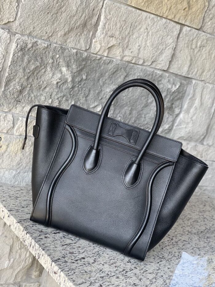 Celine Micro Luggage Black - Image 8