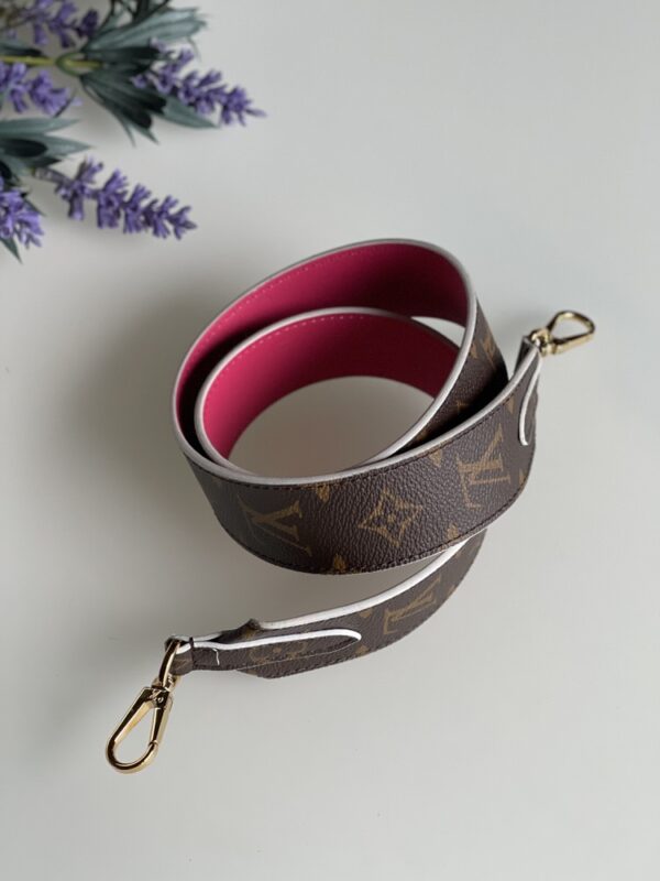 Louis Vuitton Monogram Bandouliere Shoulder Strap Hot Pink