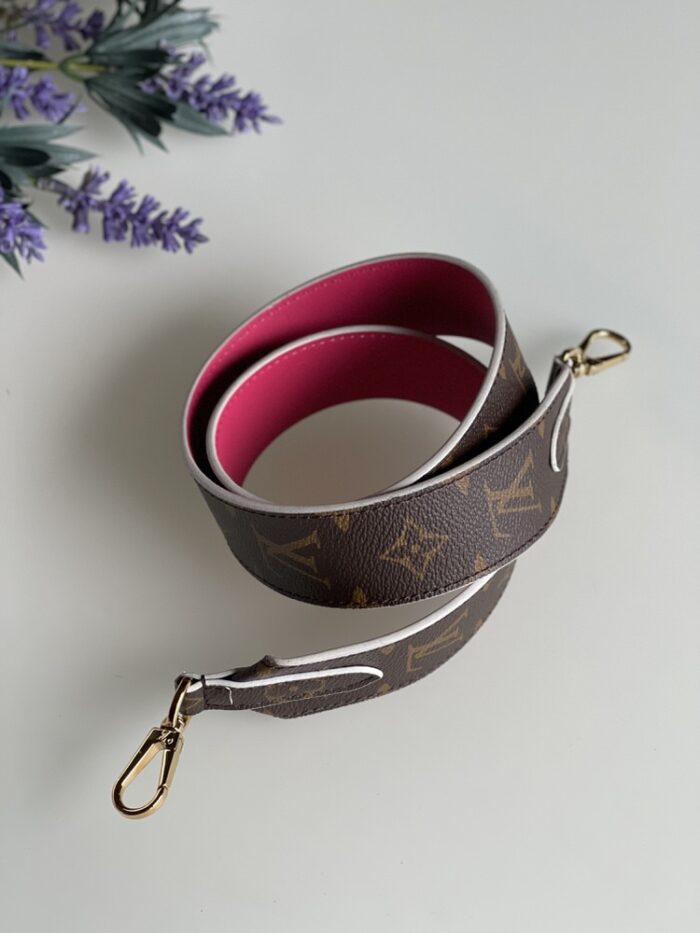 Louis Vuitton Monogram Bandouliere Shoulder Strap Hot Pink - Image 1