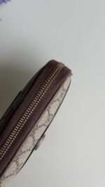 Gucci GG Supreme Monogram Web Small Ophidia Belt Bag 75 30 Dark Brown - Image 3