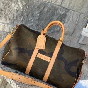 Louis Vuitton Keepall 45 Bandouliere Supreme Camouflage