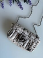 Gucci Gg Marmont Python Super Mini Bag - Image 2