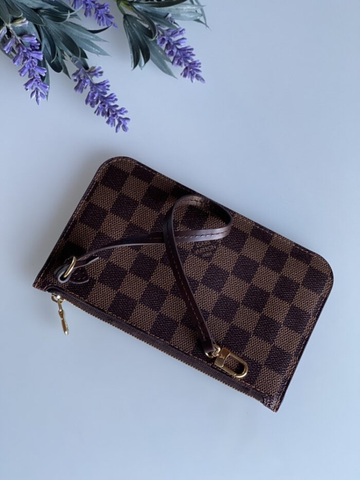Louis Vuitton Neverfull PM Pouch Damier Ebene - Image 2