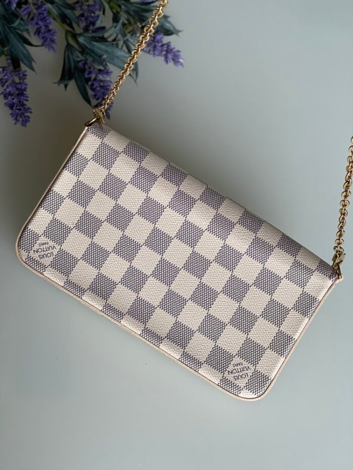 Louis Vuitton Pochette Felicie Damier Azur - Image 6