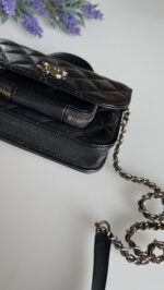 Chanel Caviar Quilted Business Affinity Clutch With Chain Flap Black - Image 5