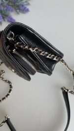 Chanel Caviar Quilted Business Affinity Clutch With Chain Flap Black - Image 6