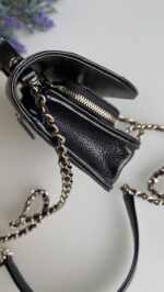 Chanel Caviar Quilted Business Affinity Clutch With Chain Flap Black - Image 7