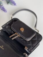 Chanel Caviar Quilted Business Affinity Clutch With Chain Flap Black - Image 10