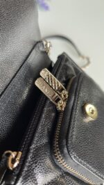 Chanel Caviar Quilted Business Affinity Clutch With Chain Flap Black - Image 11
