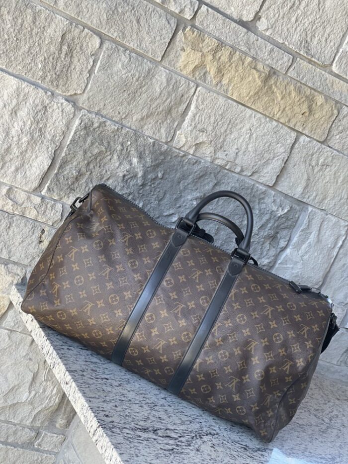 Louis Vuitton Keepall 55 Bandouliere Monogram Waterproof - Image 7