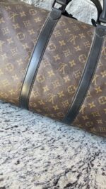 Louis Vuitton Keepall 55 Bandouliere Monogram Waterproof - Image 9