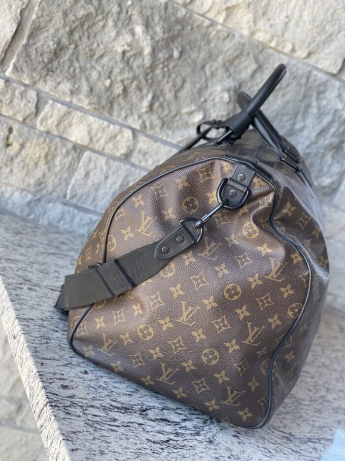 Louis Vuitton Keepall 55 Bandouliere Monogram Waterproof - Image 10