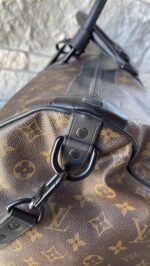 Louis Vuitton Keepall 55 Bandouliere Monogram Waterproof - Image 11