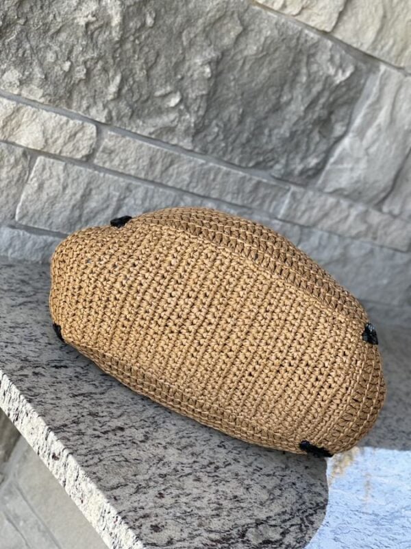 Gucci Large Raffia Marmont Tote Bag - Image 2