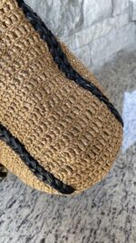 Gucci Large Raffia Marmont Tote Bag - Image 3