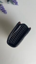 Chanel Caviar Quilted Gusseted Card Holder Black - Image 7