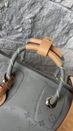 Louis Vuitton Keepall Bandouliere Monogram Titanium 50 Grey - Image 3